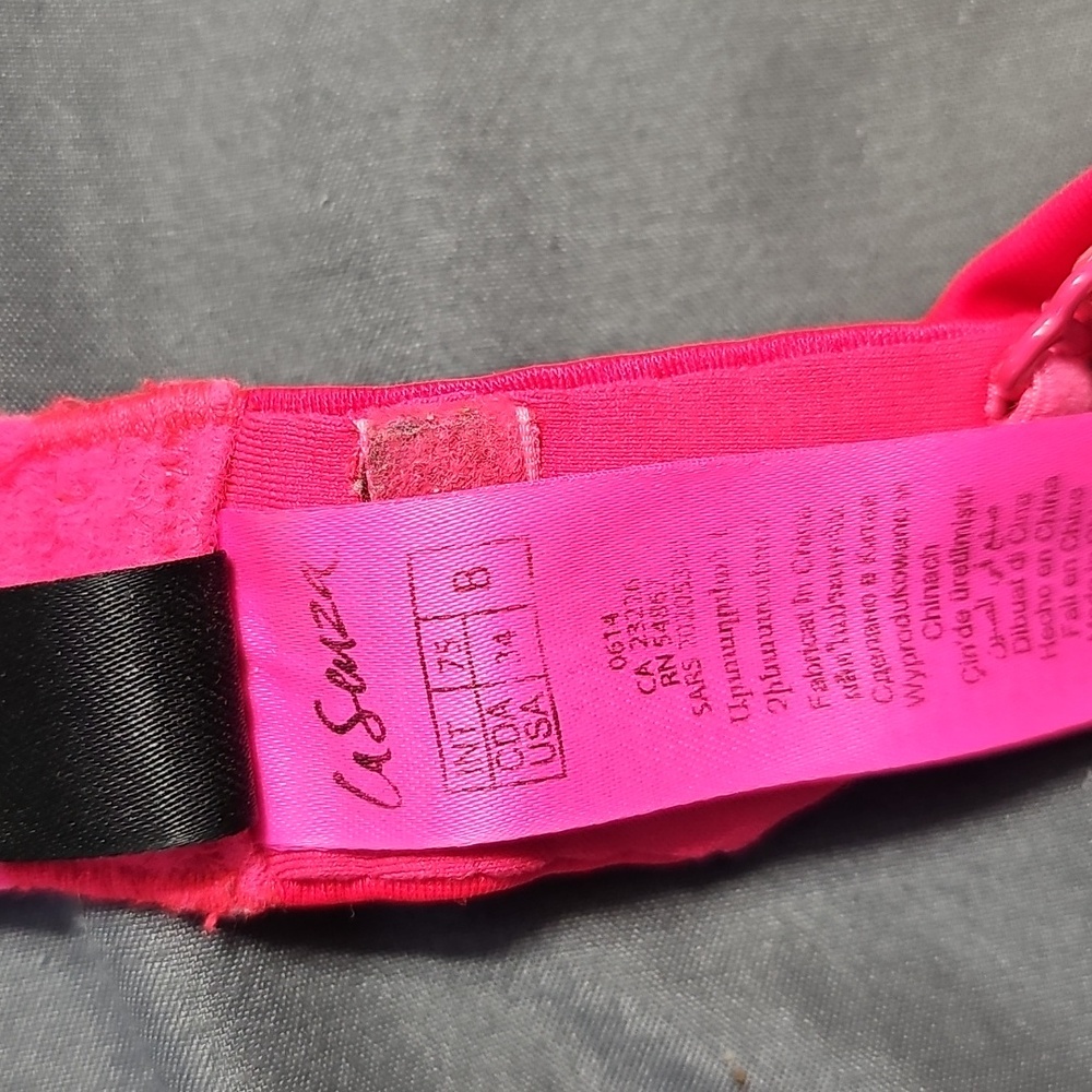 La SENZA Vibrant Pink Lace Bra - Picture 3 of 3